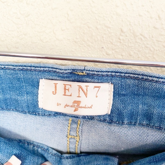 NWT 7 For All Mankind Jen 7 Bermuda Jean Shorts 6 - Picture 6 of 8